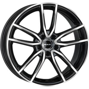 MAK Evo-D Black Mirror 11x21 5x112 ET55 CB66,6 (Long Bolt) R14 1020 kg F1121EPBM55WS5Y