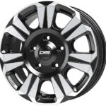 CMS C31 Diamond Black Gloss 6,5x16 5x118 ET60 CB71,1 60° 1150 kg C31 656 60 81 DB