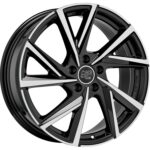 MSW 80-5 Gloss Black Full Polished 7x17 5x112 ET46 CB57,1 R13 690 kg W19383008T56
