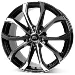 MSW 48 Gloss Black Full Polished 9,5x20 5x130 ET52 CB71,6 R14 950 kg W1926200456