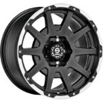 Sparco Dakar Matt Black Lip Polished+Rivets 8,5x18 6x135 ET25 CB87,1 60° 1200 kg W29090052M8