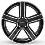 Dezent KG dark Black/polished 6,5x18 5x114.3 ET32 CB66,1 60° 780 kg TKGR0BP32E