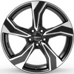 Dezent KB dark Black/polished 6x16 5x100 ET35 CB57,1 R13 625 kg TKBO6BP35E