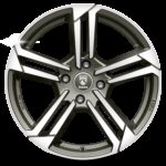 Reds Twist Graphite Matt Polished 4H 7x17 4x108 ET32 CB72,3 60° 615 kg WTWD70732408E