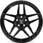 Sparco Record Gloss Black 8,5x19 5x108 ET45 CB73,1 60° 610 kg W29097500C5